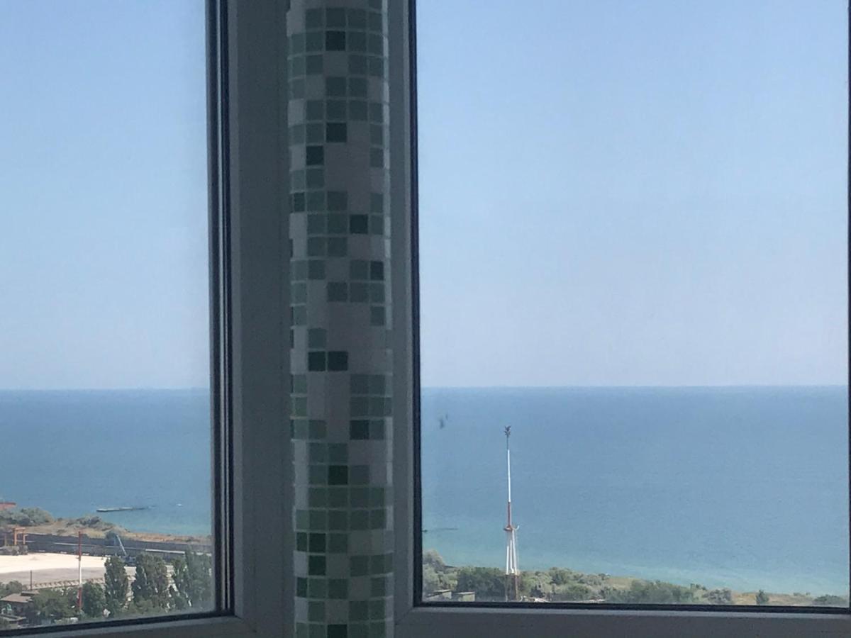 Flat with the sea view Daire Çornomorsk Dış mekan fotoğraf