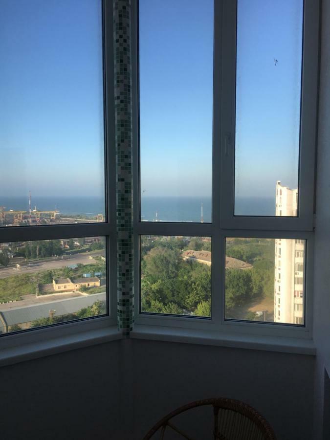 Flat with the sea view Daire Çornomorsk Dış mekan fotoğraf